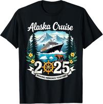 Matching Family Friends And Group Alaska Cruise 2025 T-Shirt Mens Womens Tees Top unisex TShirt S