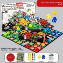 Plastic 3d Flight Chess Puzzle For Children With Brain Teaser And Family Use