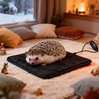 Animal Heating Pad Waterproof Adjustable Temp Mat Heated Pet Mat for Birds Hamsters Indoor Outdoor Home Winter Cold Weather CN