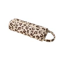 Quilting Cotton Hair Dryer Storage Bag with Handle Large Capacity Curler Storage Bag Dustproof Soft Carrying Case for Travel leopardo rašto spalva