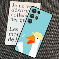 Cartoon Funny Goose Case For Samsung Galaxy S21 S22 S23 S24 Ultra Note 20 Note 10 S8 S9 S10 Plus S20 FE Cover Galaxy S8 Plus