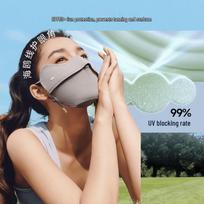 Beneath the Banana Tree Cooling UV Protection Mask