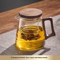 Gianxi Teapot Tea Separation High Borosilicate Glass Teapot High End Teapot Household High Temperature Resistant Teapot