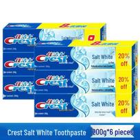 Crest Natural Multi-Effect Whitening Toothpaste with Salt, 6 x 200g