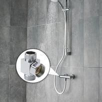 3-Way Tap Splitter Brass Shower Adapter Bathroom Setup Efficient Water Flow Long-lasting Performance Versatile Compatibility China Mainland