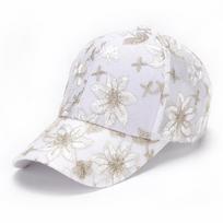 Hollow Floral Lace Baseball Cap Breathable Outdoor Sun Hat Fashion Mesh Baseball Hat  For Women balta
