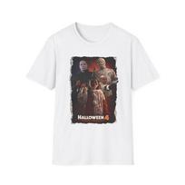 Halloween 4 Movie Poster Unisex T-Shirt| Horror Character Collage S