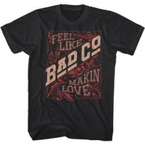Bad Company Feel Like Makin Love Unisex T-Shirt Straight Shooter Album Rock Band S