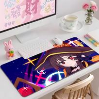 Megumin Anime Mouse Pad Multiple Sizes Large Square Computer Office Game Table Mats Rubber Anti-slip Mousepads 600x300x2mm