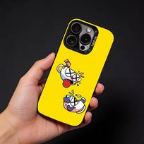 Game C-Cuphead  Phone Case For iPhone17, 16,15,14,13,12 Pro Max Black Candy Matte Shockproof Cover iPhone15