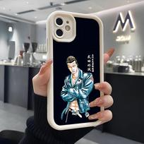 AMIME CROWS ZERO Phone Case For IPhone Air 17 Pro Max 16 E 15 14 Pro Max 13 12 11 Mini Plus Soft Silicone White Cover iPhone 16 Plus