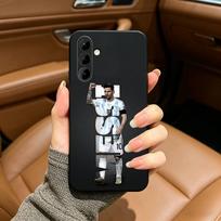 GOAT football player M-messi Black Soft Silicone Phone Case for Samsung Galaxy A73, A71, A72, A70, A53, A52, A51 Samsung a714g