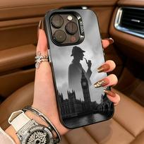 Sherlock Holmes Classic British Phone Case For IPhone17  16 11 12 13 14 15 16 Pro Max Plus Cover Colored Silver Funda Bumber iPhone16