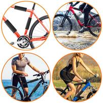1Pc E-Bicycle Lithium Battery Cover E-Bike Battery Frame Anti Cold And Dustproof Protective Cover Neoprene Polyester Guard one size