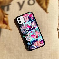 Cartoon Alien Stage Ivan Till For IPhone 17 16 15 14 13 12 11 Mini Pro Max Plus PC+TPU Back Phone Cover iPhone 12