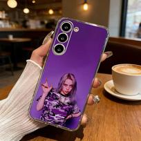 Lovely B-Billie Eilish Singer Phone Case For Samsung Galaxy S24 S25 S23 S22 S21 Plus S24 S25 Transparent Cover Case Samsung S25Plus