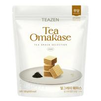 Teazen Earl Grey Wafers Sugar Free Crispy Tea Biscuits Leisure Snack 100g/3box Leisure Snack 100g/3box