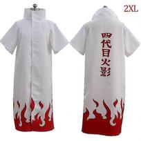 Naruto Shippuden Cosplay Cloak 4th And 6th Hokage Cloak Robeparty Dress Up Cape S
