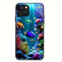 Coral Reefs & Their Small Fish Tempered glass Phone Case For iphone 17 Air 16 15 14 13 12 11 Pro ProMAX Pluss Underwater World iPhone 11 Pro Max juoda
