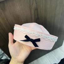 Bow Lace Sailor Caps Y2k Berets Japanese Navy Hat  Spice Girls Style 9