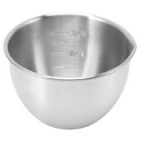 Easy Clean Rustless Mixing Bowl Scale Mark Handle Free Baking Bowl Smooth Thickened Fruit Basin Egg Stirring