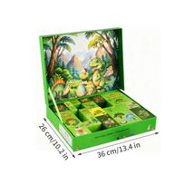 Advent Calendar 2025 Christmas Dinosaur Scene Advent Calendar, Countdown To 24 Dinosaur Number Toy Set For Christmas Countdown 24pcs