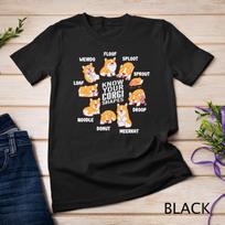 Funny Know Your Corgi Shapes Cute Welsh Dog Lover Gift T-Shirt Mens Womens Tees Top Unisex T-Shirt Mens Womens Tees Top 2XL