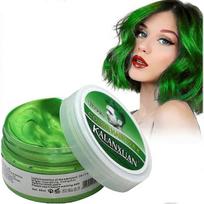 Green Temporary Hair Wax - Bold Washable Colour for Expressive Styling