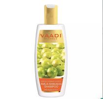 Šampūnas nuo plaukų slinkimo ir pažeidimų su Amla, Šikakai ir Ritha (350 ml)