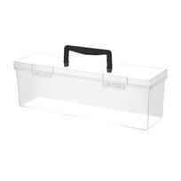 Trading Card Storage Box Acrylic Deck Box with Separate Box Large Capacity Card Organizer Clear Game Card Container 3