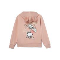 Li Ning X Disney Collaboration Sports Lifestyle Series Fleece Lined Pullover Hoodie Women hoodies Smoky-Rose-Pink AWDR690-4 M