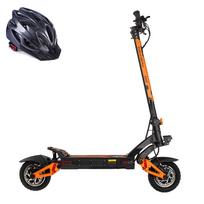Kukirin G3 Pro High-Speed Urban Electric Scooter 2×1200W 52V 23.4Ah, 65km/h 70km Range, Oil Disc Brakes & Full Suspension, 10  City commuter E-Scooter G3Pro+Helmet (Split Up, 2 parcels) juoda