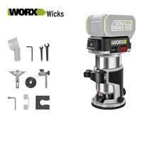WORX 20V bešepetėlis belaidis medžio apdirbimo frezeris ir priedai CN kištukas (adapteris įtrauktas)