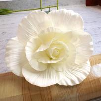 NEW Silk PE Foam Rose Artificial Flowers 30cm Simulation Rose Flowers Giant Peony Rose Branch Wedding Backdrop