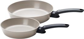 Fissler Keptuvės Ceratal Evo Comfort 24 cm + 28 cm, šviesiai pilkos, 2 vnt.