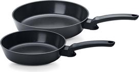 Fissler Keptuvės Ceratal Evo Comfort 24 cm + 28 cm, juodos, 2 vnt.