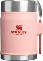 Stanley Pietų termosas Classic Legendary Peach Rose 410 ml su stalo įrankiais