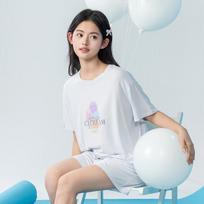 Engborun Youth Cool Short Sleeve Pajama Set 175