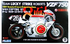 Fujimi Models Yamaha YZF750 Team Lucky Strike Roberts 1/12 '87