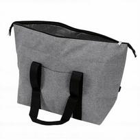 Insulated Bag Large Capacity Foldable Insulated Cooler Tote Bag for Outdoor Camping Picnic pilka spalva