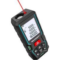 MiLESEEY Laser Distance Meter, 50 m with 2 spirit levels, ±2 mm accuracy, 2-inch backlit LCD, Pythagorean mode