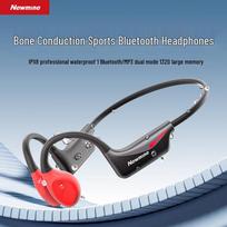 Newsmy H50Pro Bone Conduction Wireless Bluetooth Headphones raudona