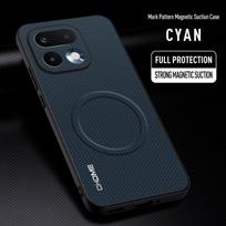 Skirta Realme 16 Pro Plus dėklas Prabangus automobilinis magnetinis laikiklis Telefono dėklas Skirta Realme 16 Pro+ 5G TPU Silikoninis atsparus smūgiams galinis dangtelis Coque Realme 16 Pro Plus mėlyna