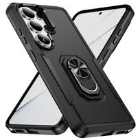 Ring Holder Mobile Phone Funda Case for Samsung Galaxy S26 Ultra 5G S25 Plus S24 FE S23 S22 Ultra S 26 25 Armor Coque Capa Galaxy S24 Ultra juoda