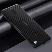 Prabangus PU odinis dėklas, skirtas Nubia Red Magic 5G 5S Matinis užpakalinis dangtelis silikoninis visiškai apsaugotas telefono dėklas, skirtas RedMagic 5G 5S Coque For Red Magic 5G matinė juoda spalva
