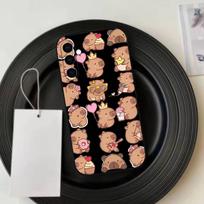 Cartoon C-Capybara Phone Case For Samsung Galaxy A73,A72,A71,A70,A53,A52,A51,Soft Silicone Black Cover Samsung a31