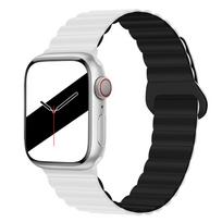 Silicone Loop magnetic strap for Apple watch band 44mm 40mm 45mm 49mm 41mm 38mm 42mm Bracelet iWatch series 8 3 SE 6 7 Ultra 2 9 38mm 40mm 41mm