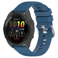 20mm watch Strap For Garmin Forerunner 165 158 55 245 Sports Silicone Breathable bracelet correa For Garmin vivomove 3 music 5 20mm for garmin tamsiai mėlyna spalva
