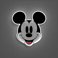 Minimalistyczny Neon Led W Kształcie Disney Mickey Printed Face