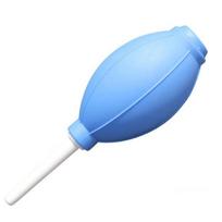Agnicy Plastic Head Long Mouthed Blowing Balloon Blue Pink Red Color mėlyna